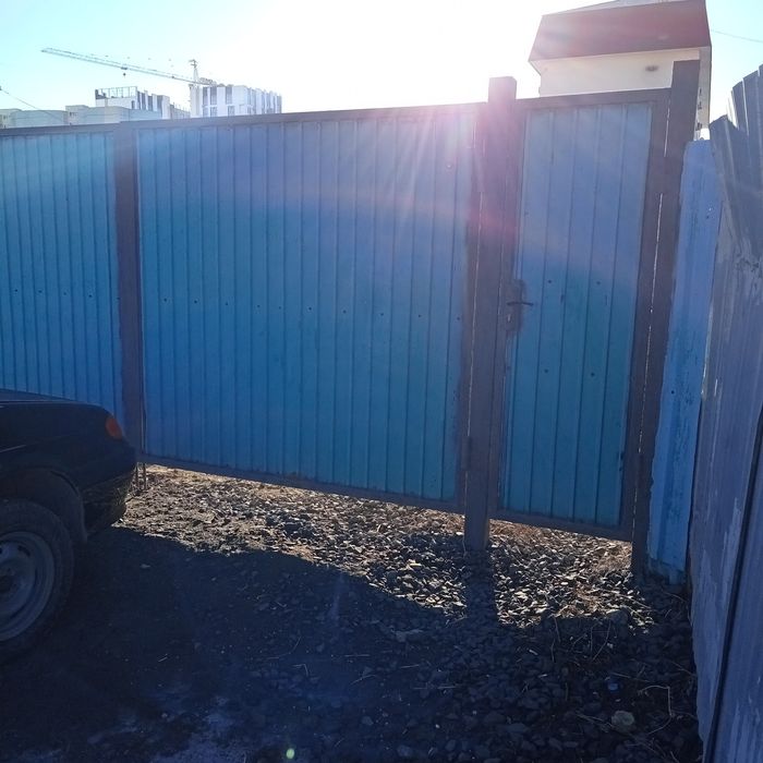 Забор ворота железный