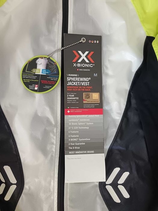 X-Bionic Man Spherewind AE Geaca ciclism-alergare