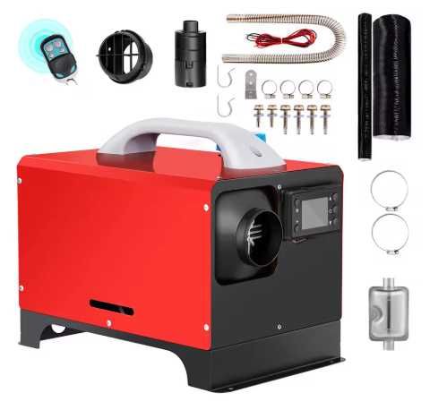 Încălzitor de aer diesel 8 kW, panou LCD inteligent, Bluetooth + telecomandă,mod automat pentru altitudine, pornire/oprire automată
