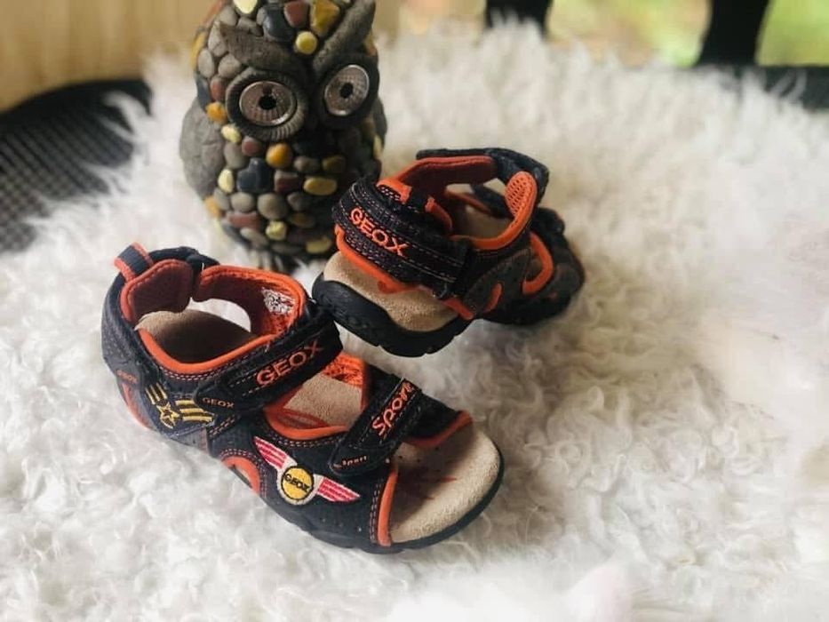 Dandale baiat GEOX-marimea 27,inter17cm,cu piele,nu CROCS,Salomon