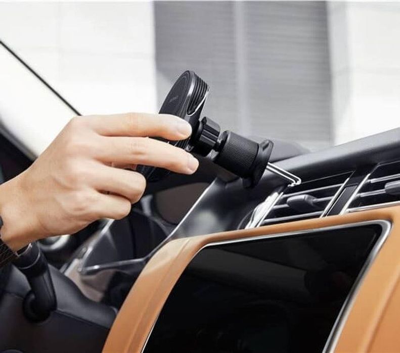 Безжично Зарядно за Кола с Magsafe, PITAKA Car Mount Pro 2 Qi2 15W