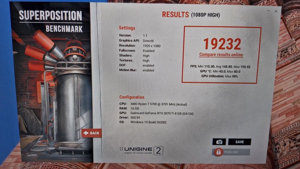 PC Gaming Ryzen 7, RTX 3070 Ti 8GB, 16 GB RAM