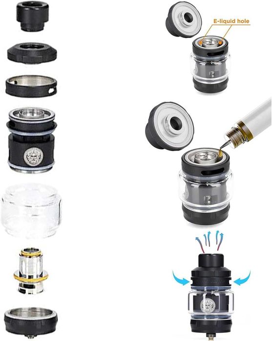 Atomizor GeekVape Z Max argintiu,sigilat