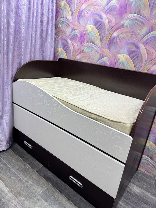 Кровать детская выдвижная для двух деток