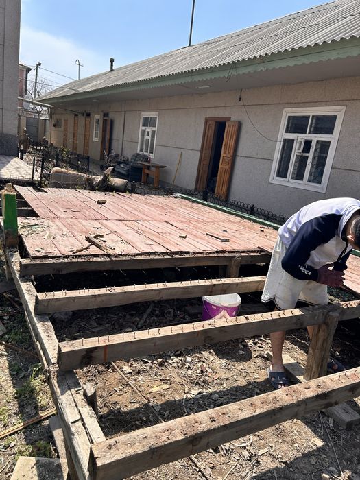 Дровы, стропилы, елки