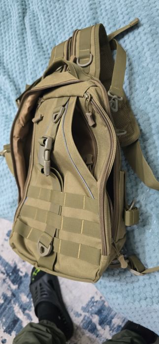 DRAGOWA TACTICAL Rucsac cu o singură curea Charlie 20 L, kaki