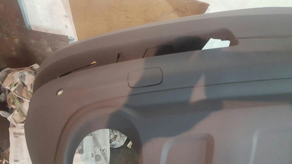 Задний бампер на ауди Q7