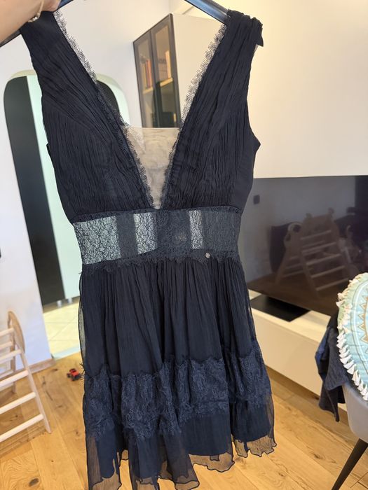 Rochie Nissa matase naturala