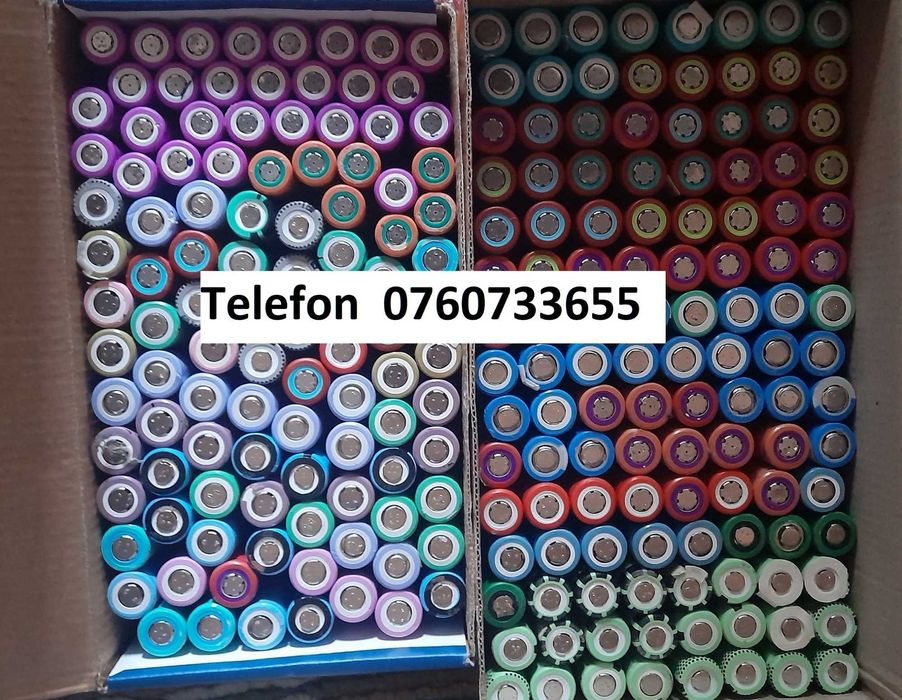 acumulatori celule 18650 testati , verificati , stare buna