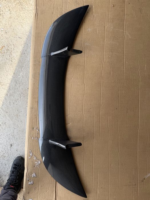 Карбонов спойлер за Mercedes W205 C63 AMG coupe лип дифузьор тунинг