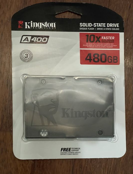 Новый SSD Kingston A400 (480Гб)
