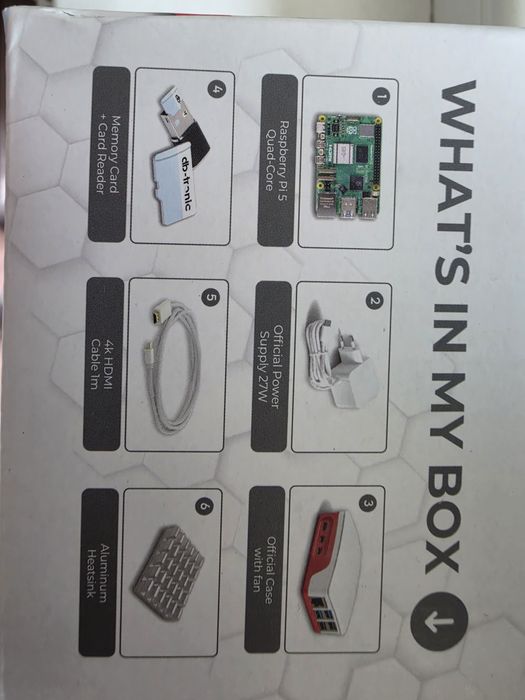 Raspberry PI 5 8GB KIT 128GB card