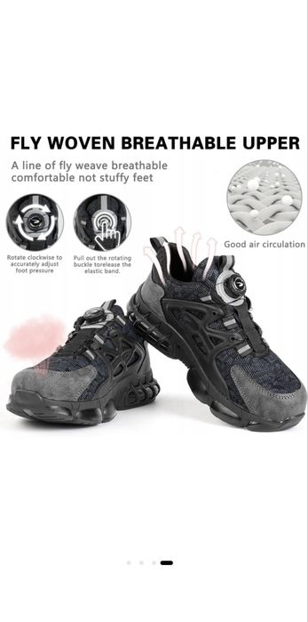 Pantofi de lucru/ protectia muncii anti-soc, anti-perforare EU 42 41