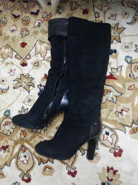 Зимние сапоги-ботфорды