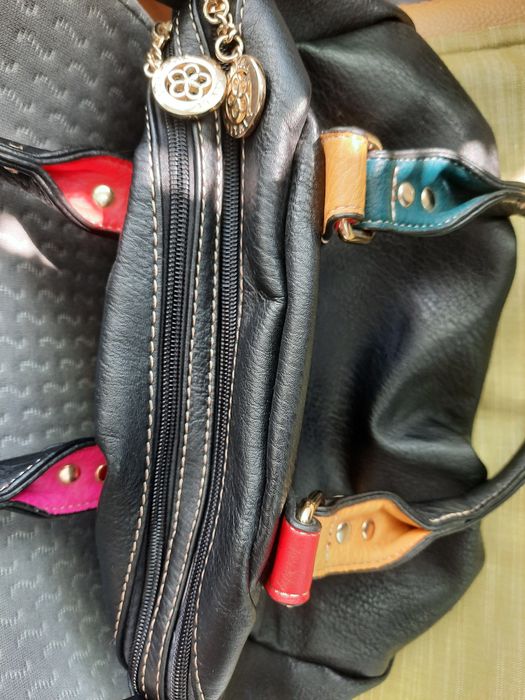 Италианска   цветна чанта  superbia нова