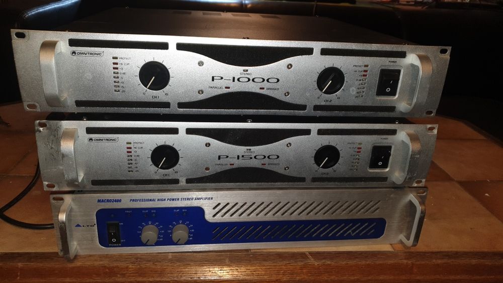 Amplificator Carver PM1.5/Qsc mx2000/Omnitronic P1500