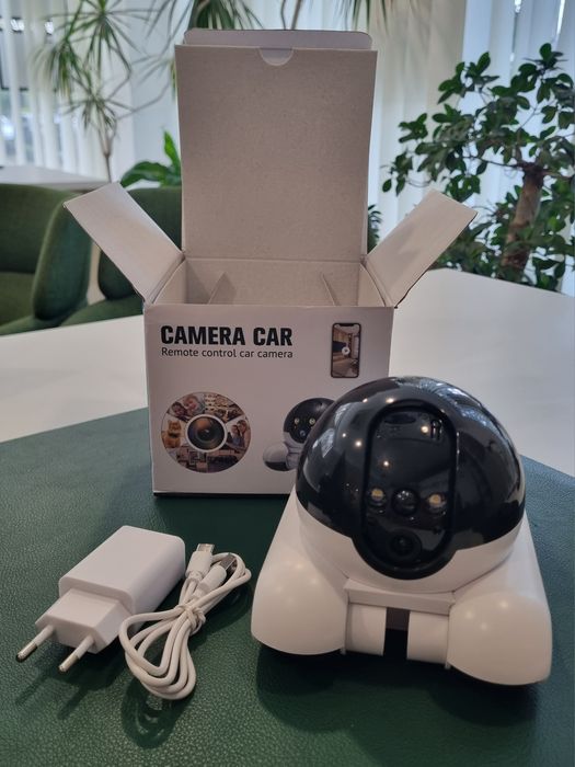 Robot inteligent mobil cu Cameră Supraveghere HD, Control din Telefon – Nou la cutie