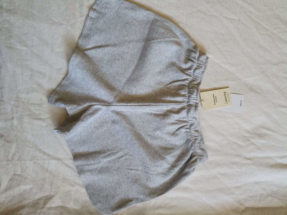 Памучни къси панталони Манго