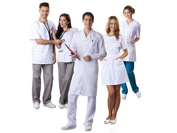 Медицинские халаты муж/жен оптом