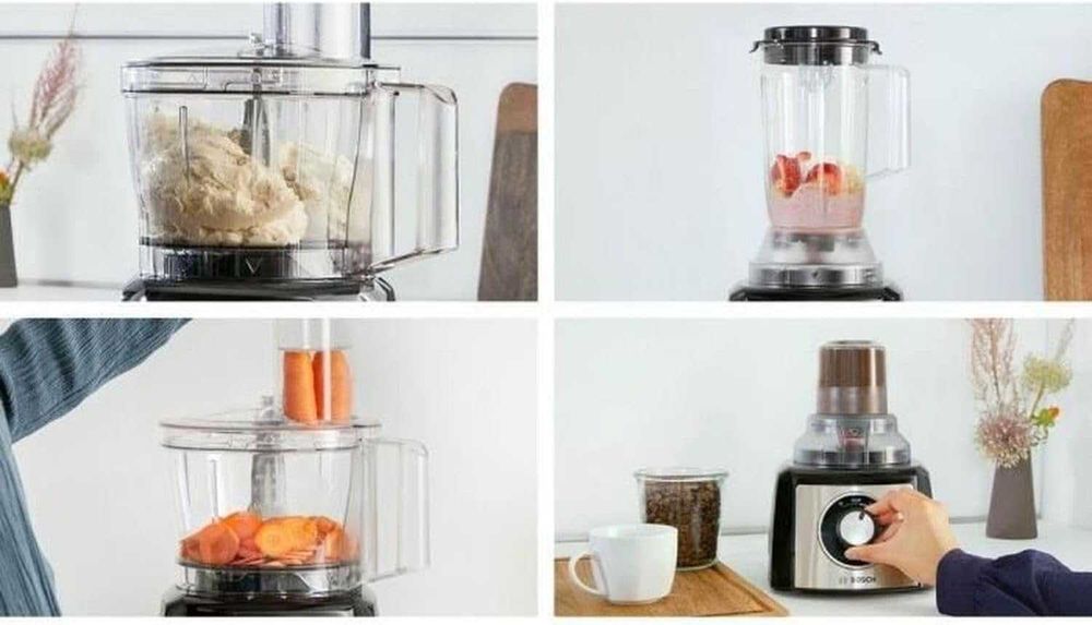 Кухненски робот Bosch MultiTalent 3 MCM3501M черен/неръждаема стомана