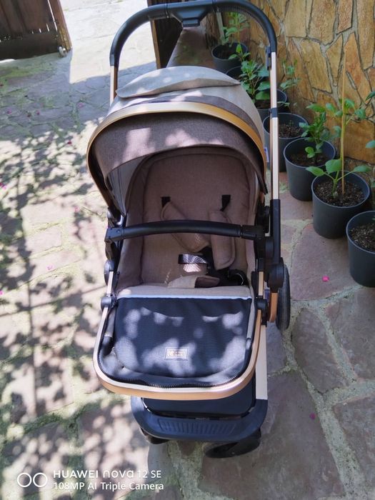 Детска количка KikkaBoo Irene,Beige 2 in 1