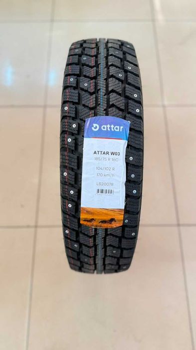185/75 R16C Attar W03 шипованные усиленные грузовые