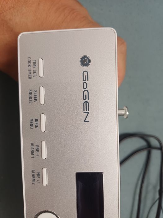 Gogen Radio de bucatarie cu DAB+ si FM 600, 1 W, Bluetooth, LCD, ceas