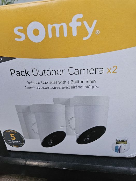 Camera de supraveghere de exterior Somfy, Wifi, 1080p Full HD