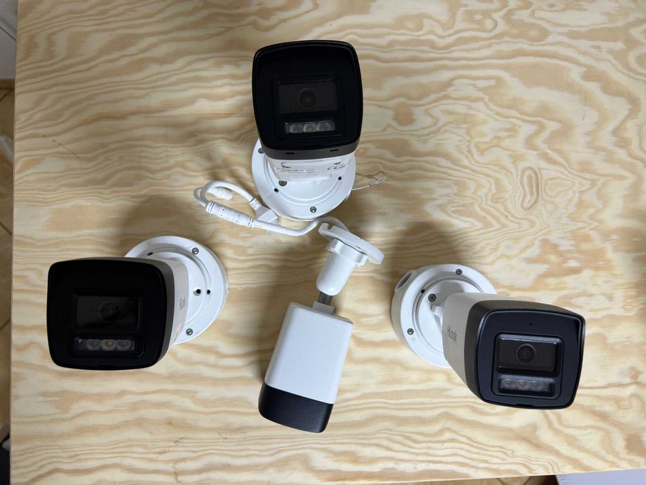 KIT supraveghere video, 5 camere exterior/interior Hikvision HiLook