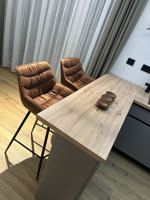 Set 2 scaune de bar de lux Rovere noi noute cu GARANTIE