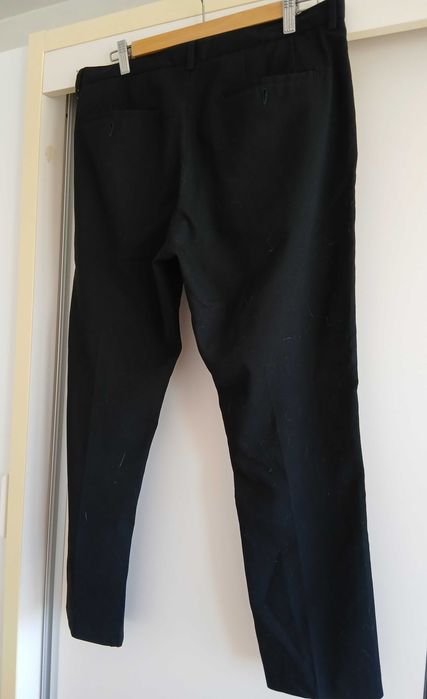 Pantaloni dama HM office business eur 50 negru Super Skinny Fit