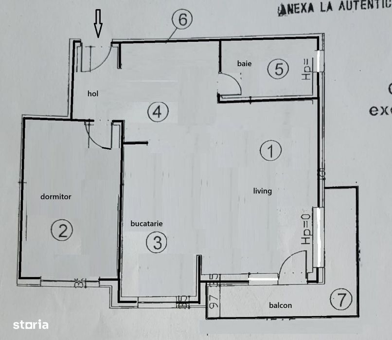 Apartament 2 camere, 59 mp, et 1, Floresti zona str Cetatii