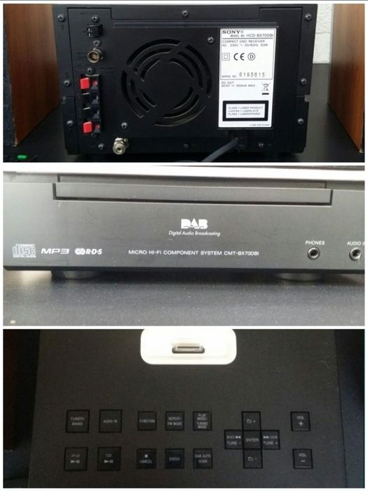 sistem combina casetofon sony str dg500 boxe audio ipod retro colectie