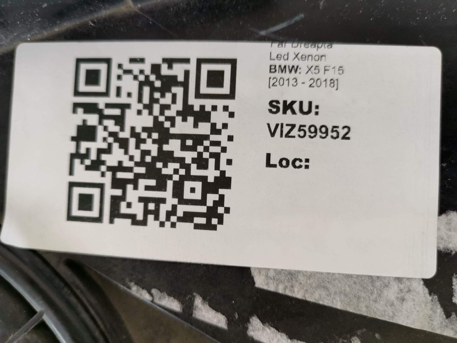 Фар Десен Led Ксенон BMW X5 F15 [ - ] Оригинален В Добро Състояние / F