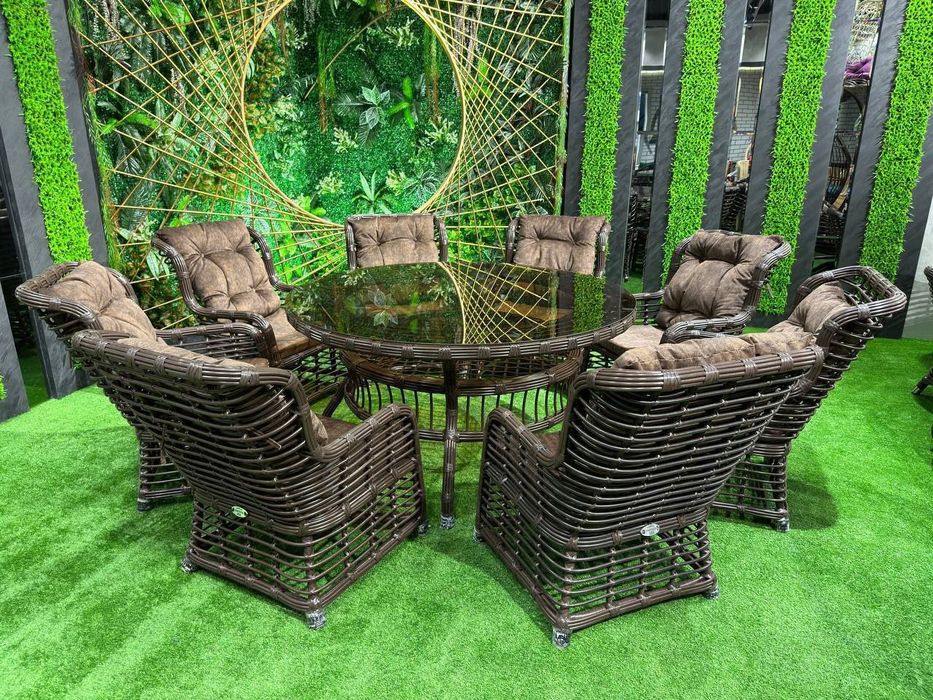 Sifatli toqima stol stullar