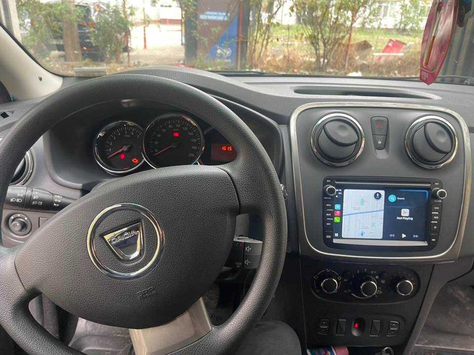 Navigație Android CarPlay Dacia Logan Sandero 2012-2019
