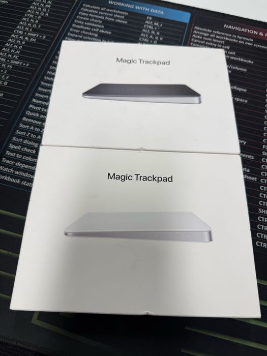 Apple Magic Trackpad alb/negru original nou sigilat Bluetooth pentru Mac
