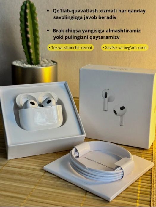 YENGI ! Aipods 3 Premium Version | Garantiya | Dostavka !