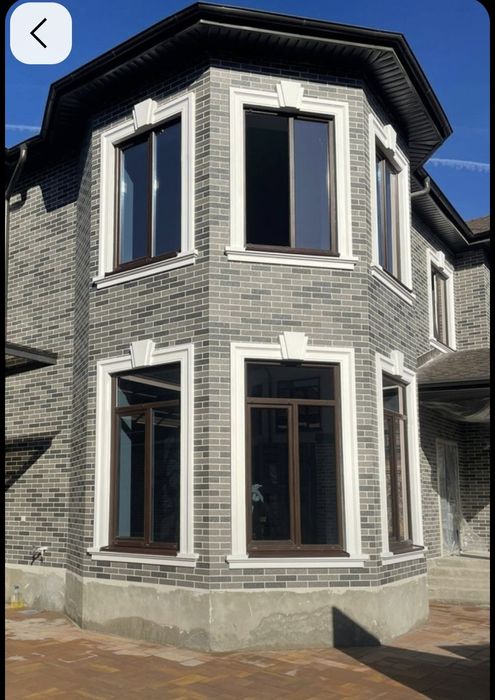 Термопанель Декоративный элемент из пенопласта Оконный обрамление, угл