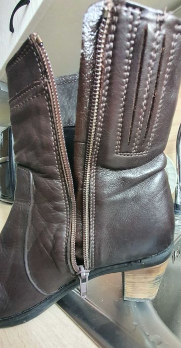 Дамски боти естествена кожа