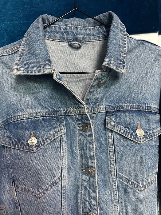 Дамско дънково яке