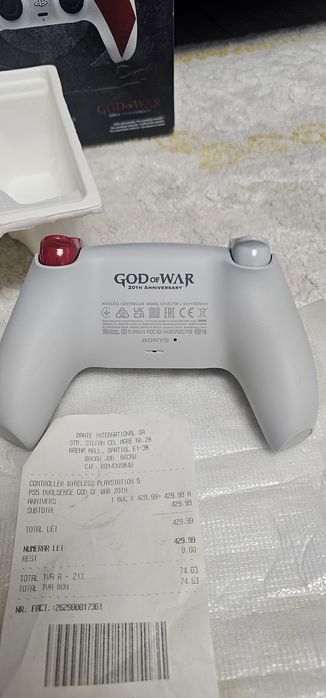 Controller ps5 dualsense god of war edition 20th anniversary,maneta ps5