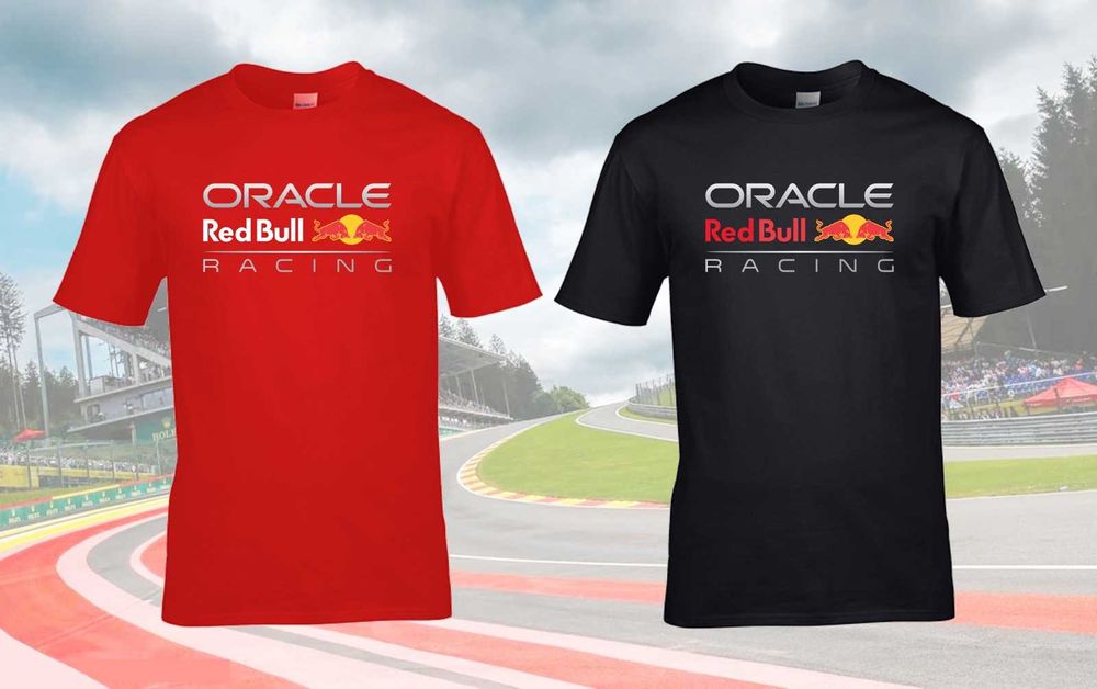 Tricou F1 RedBull rosu sau negru bumbac 100