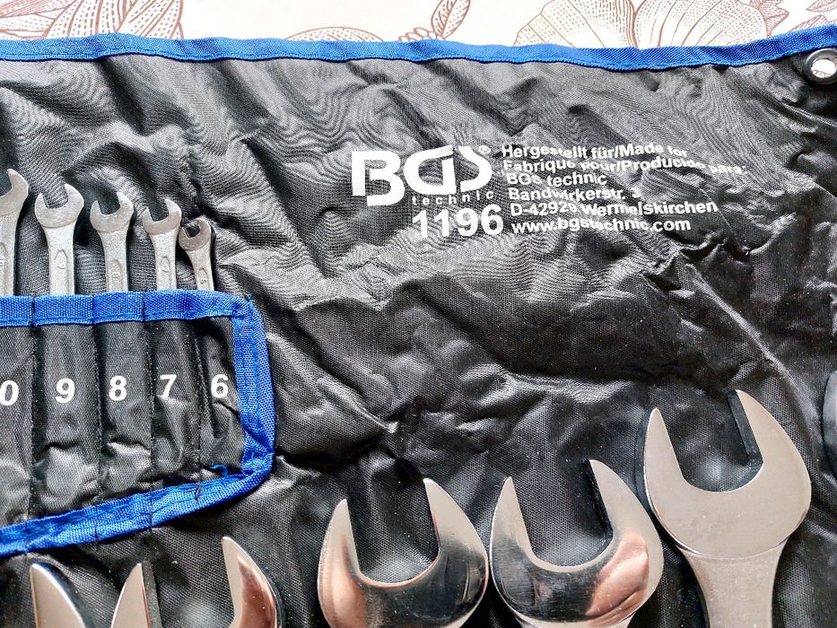 Chei combinate in inch, 25 piese, producator BGS