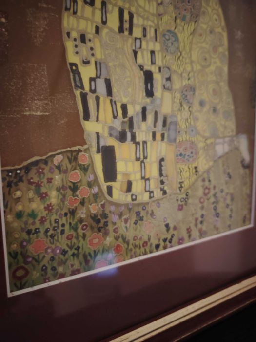 Klimt, Sărutul, Îmbrățișarea, reproduceri în culori