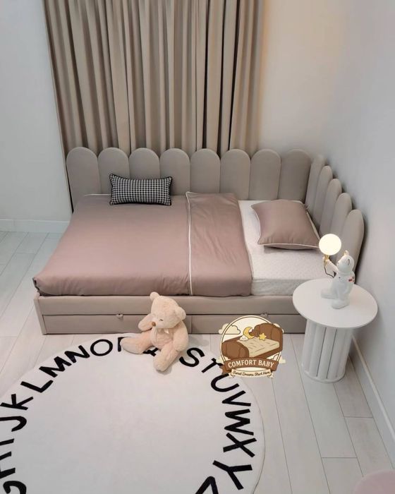 Деткая мягкая кровать