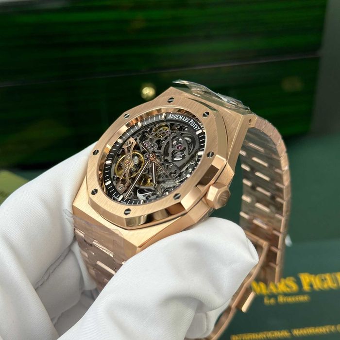 audemars piguet royal oak skeleton сребро/злато