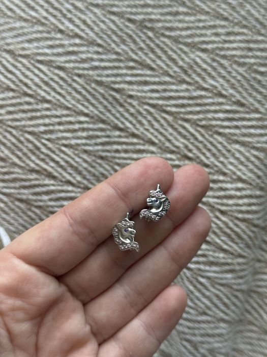 Серьги детские серебряные НОВЫЕ