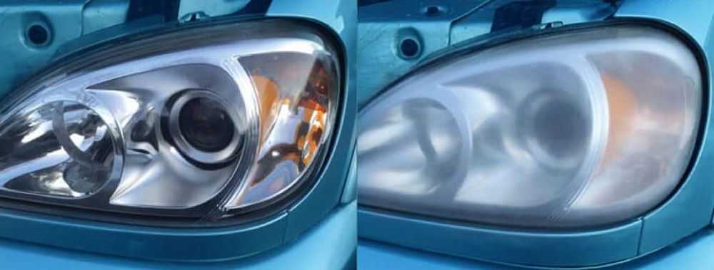 Химический полировка фар