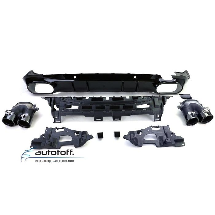 Difuzor Mercedes CLS C257 53 AMG (2018+) Negru Lucios